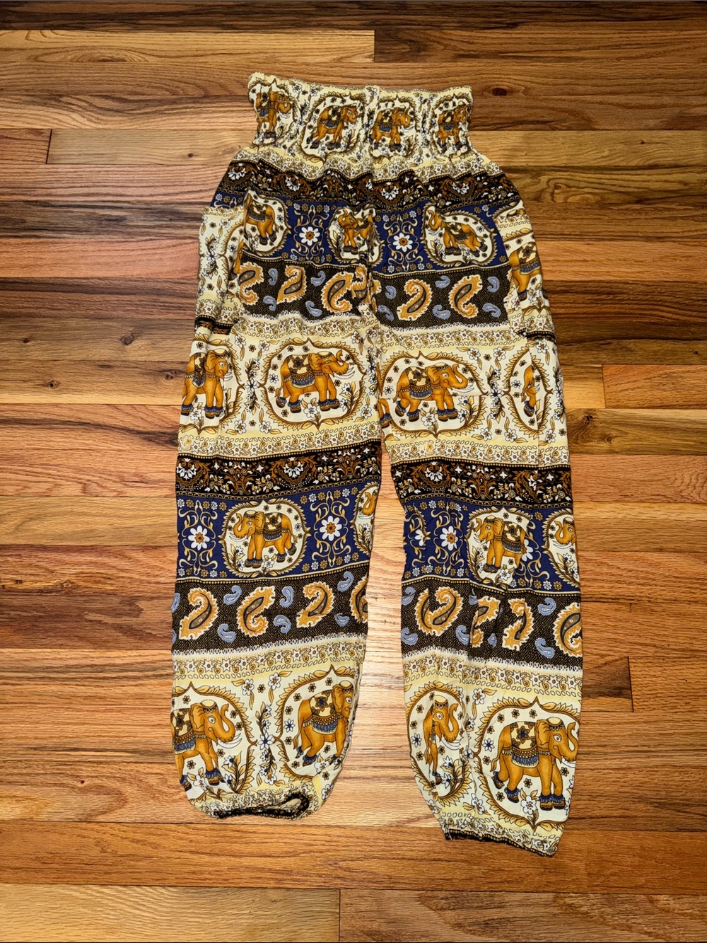 100% Cotton Elephant Print Harem Pants